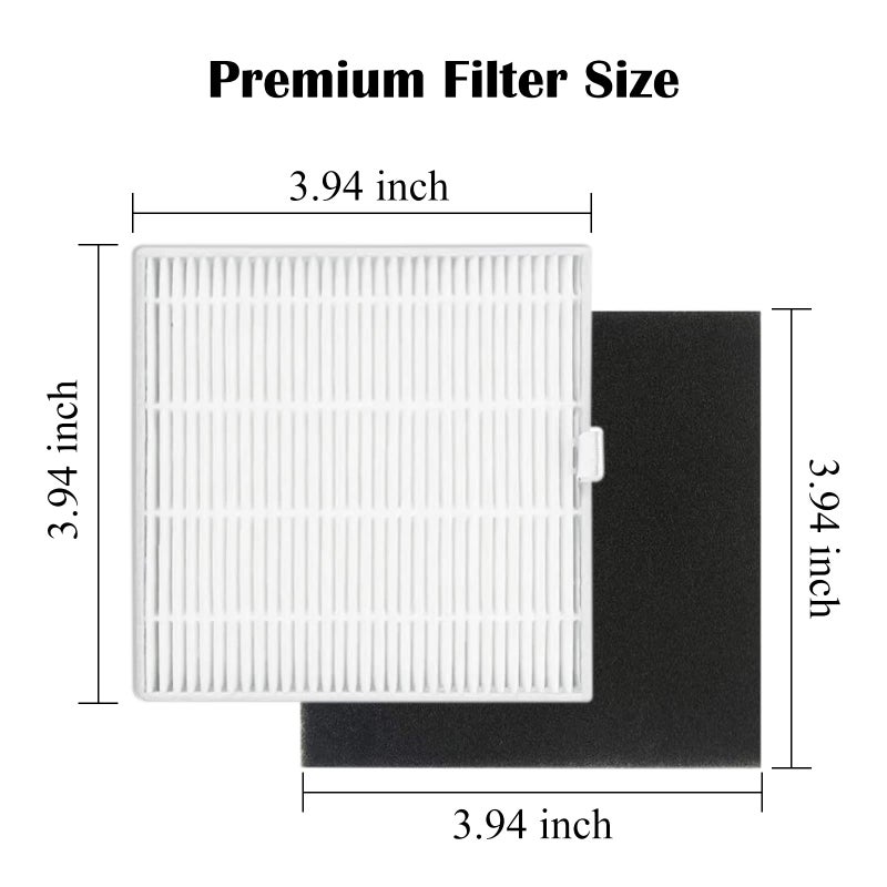 ilovelife Replacement Parts Kit - 6 Side Brushes 10 High Efficiency Filters Sponge Filters for ILIFE V8s Series - Vacuum Cleaner Replenishment Brush Filter Accessories - Image 2